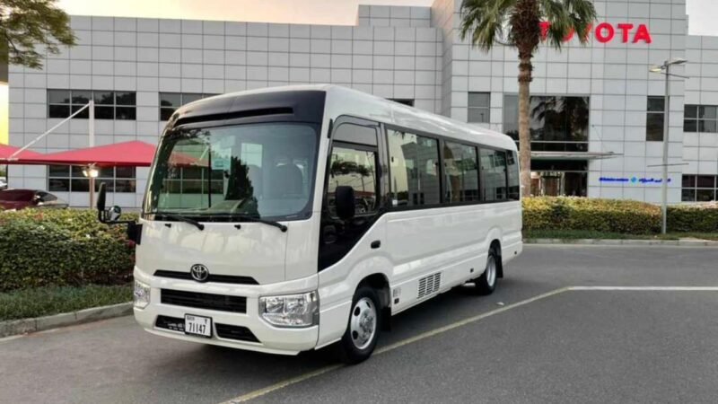 23 seater coaster rental Dubai